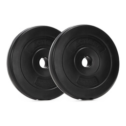 Obciążenie bitumiczne 1,25 kg 2 szt. talerze kompozytowe 31 mm krążki do sztangi hantli