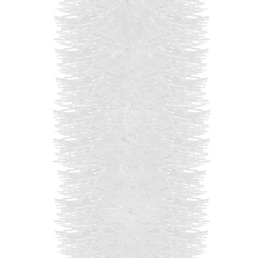Łańcuch na choinkę 6m biały, girlanda choinkowa, średnica 7cm