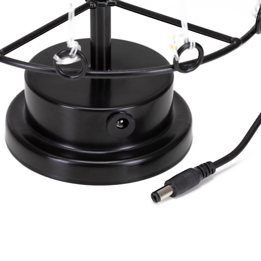 Choinka metalowa 80 Led dekoracja świąteczna 45 cm multikolor