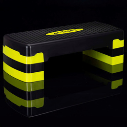 Step do ćwiczeń fitness 3-stopnie, schodek treningowy do aerobiku