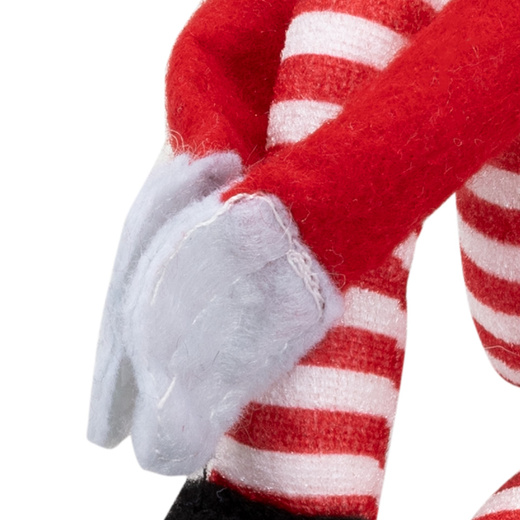 Skrzat świąteczny, dekoracja Boże Narodzenie 40 cm elf siedzący