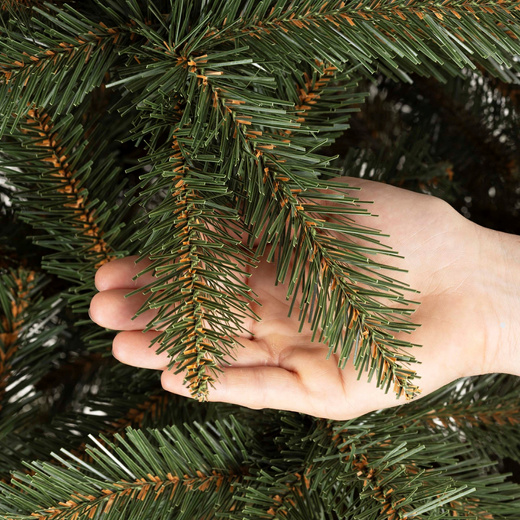 Choinka sztuczna 220 cm Premium Royal Trees świerk kaukaski z drewnianym stojakiem