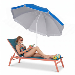 Parasol plażowy niebieski 240 cm