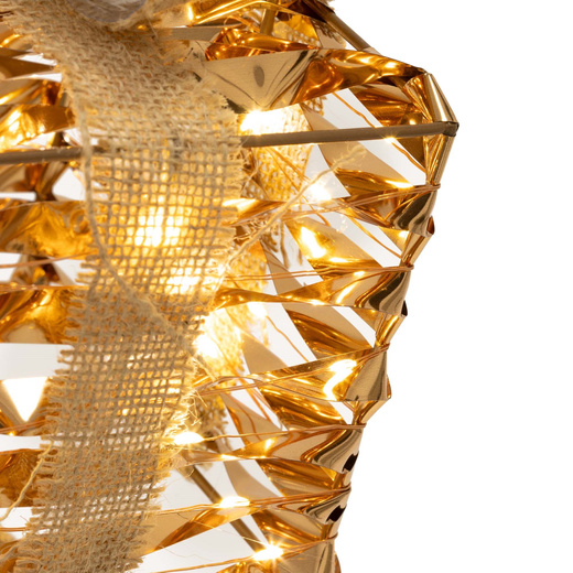 Dekoracja świąteczna LED prezenty pod choinkę 74 cm 160 diod biały ciepły