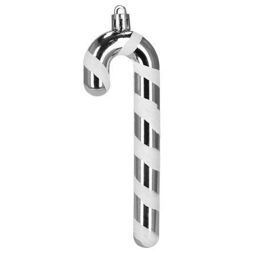 Bombki choinkowe 40 szt. ozdoby kule, lizaki, szyszki, laski cukrowe nietłukące srebrne