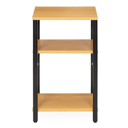 Szafka nocna, stolik z półkami do sypialni 35x31x59 cm nakastnik, jasnobrązowy