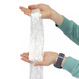 Włosy Anielskie na choinkę, dekoracja świąteczna 100 cm przeźroczyste