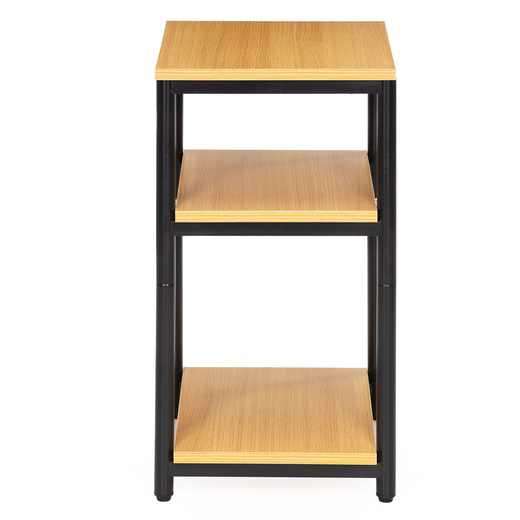 Szafka nocna, stolik z półkami do sypialni 35x31x59 cm nakastnik, jasnobrązowy