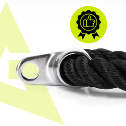 Uchwyt do ćwiczeń siłowych, linowy triceps do wyciągu górnego i dolnego