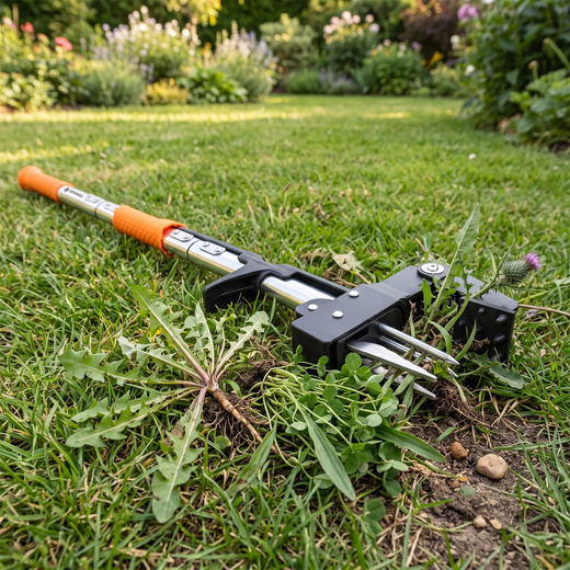 Wyrywacz do chwastów 99 cm wycinak narzędzie do usuwania roślin z wyrzutnikiem chwastownik