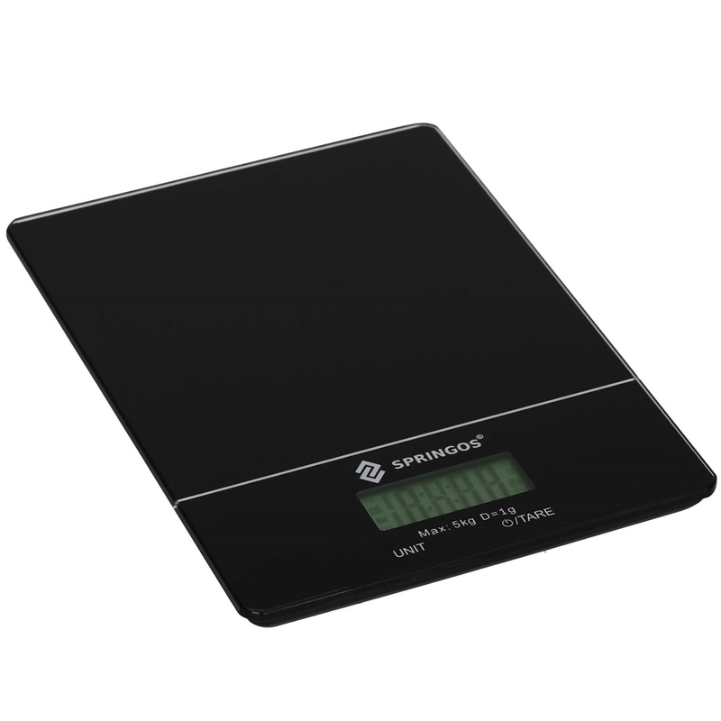 Waga kuchenna, domowa 5 kg elektroniczna z wyświetlaczem, miarka kuchenna