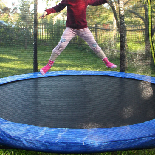 Osłona na sprężyny z siatką do trampoliny wewnętrzną 12FT 360/366/369 cm niebieska