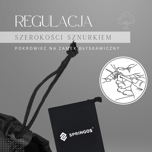 Pokrowiec na meble 245x160x100 cm wodoodporny czarny