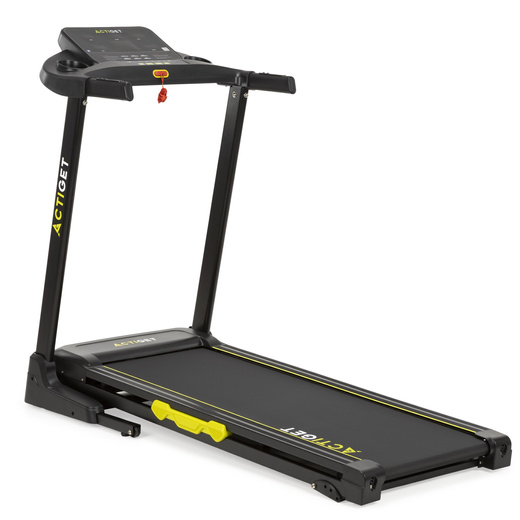 Bieżnia elektryczna, domowa 16 km/h z nachyleniem składana z aplikacją i czujnikami PRO