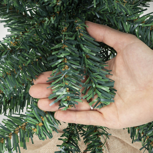 Choinka sztuczna 60 cm sosna naturalna z jutą małe drzewko świateczne na stolik, biurko