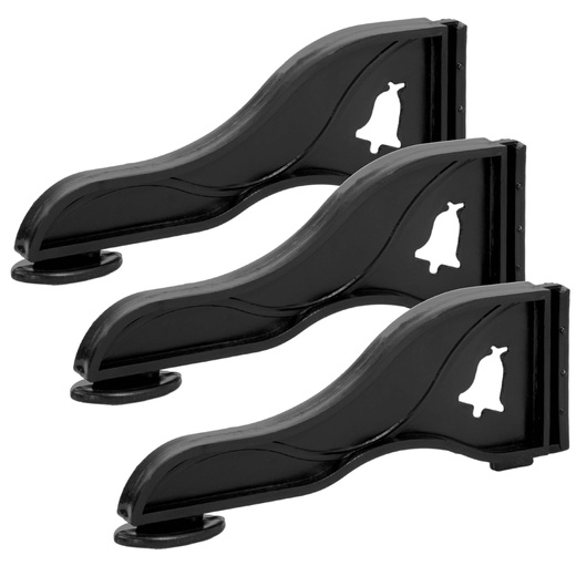 Choinka sztuczna, jodła 150 cm nowoczesne drzewko świąteczne czarne