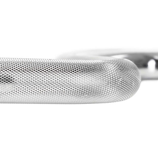 Gryf mocno łamany 120 cm sztanga ze stali chromowanej 2 zaciski 25 mm