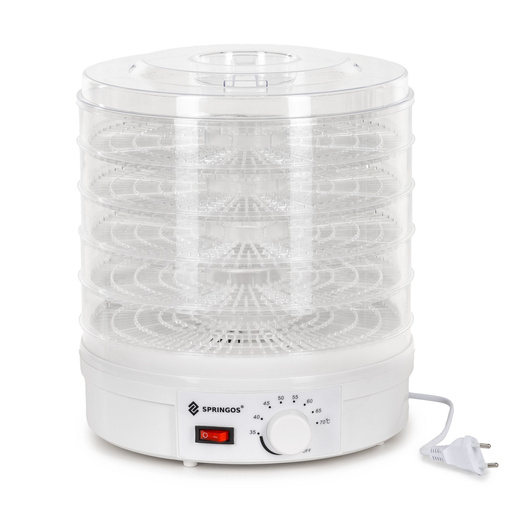 Suszarka do żywności, spożywcza do grzybów, ziół 5‑poziomowa 15 L 350 W z regulacją temperatury