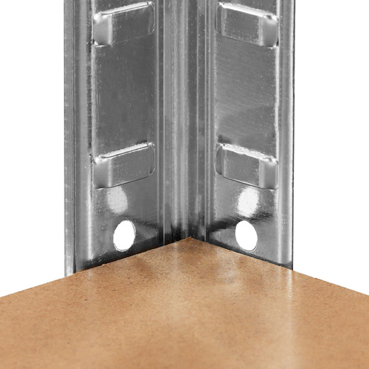Regały metalowe 2 szt. z 5 półkami 180x90x40cm 875kg do garażu, piwnicy