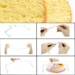 Duży nóż strunowy do cięcia biszkoptu, ciasta 32 cm