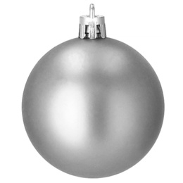 Bombki choinkowe 30 szt. ozdoby świąteczne szare srebrne