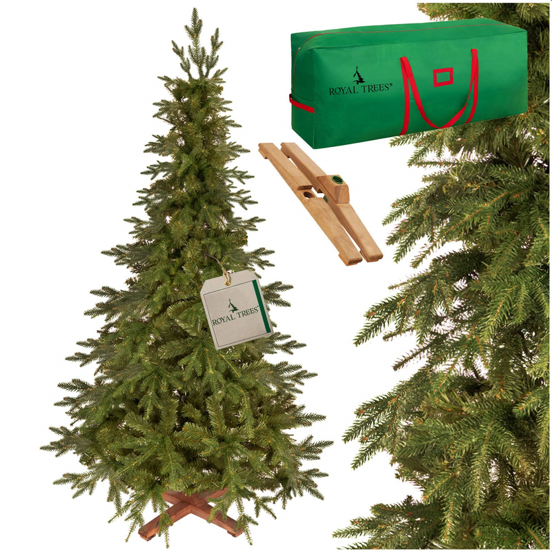 Choinka sztuczna 180 cm świerk himalajski jak żywy PE Royal Trees premium drzewko świąteczne