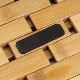 Mata łazienkowa, dywanik 80x50 cm antypoślizgowy, bambusowy