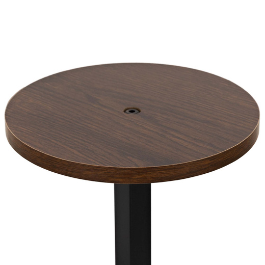 Kwietnik metalowy pięciopoziomowy, stojak na kwiaty, rośliny 86 cm stojący, ciemnobrązowy