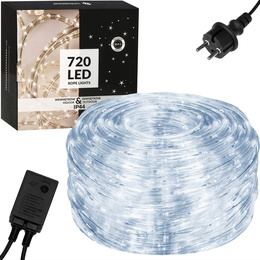 Wąż świetlny 720 Led biały zimny 30m z programatorem IP44