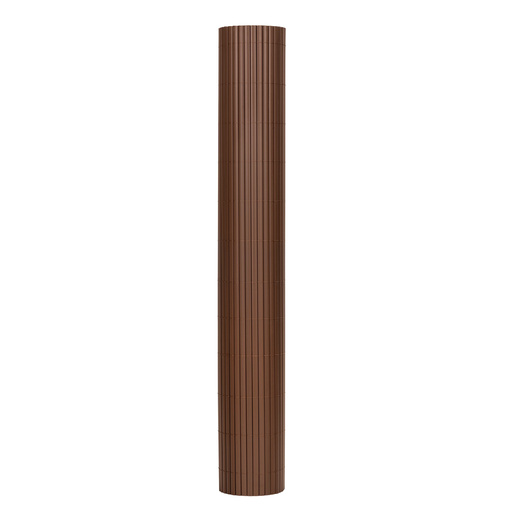 Osłona PVC maskująca na balkon, taras, ogrodzenie 400x100 cm brązowa