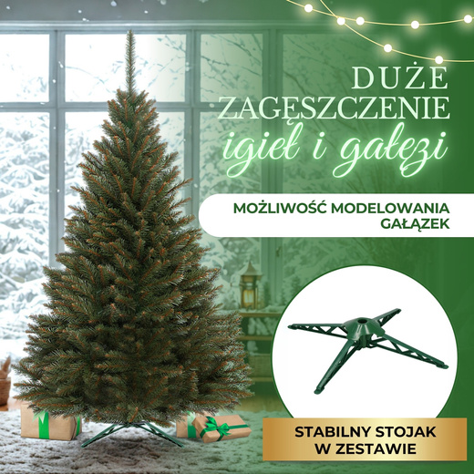 Choinka sztuczna premium 250 cm świerk kaukaski gęsta
