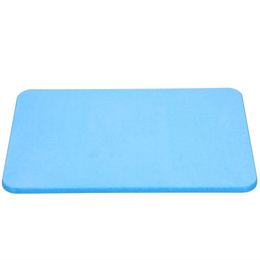 Mata łazienkowa diatomitowa 60x40x0,9 cm antypoślizgowy dywanik niebieski
