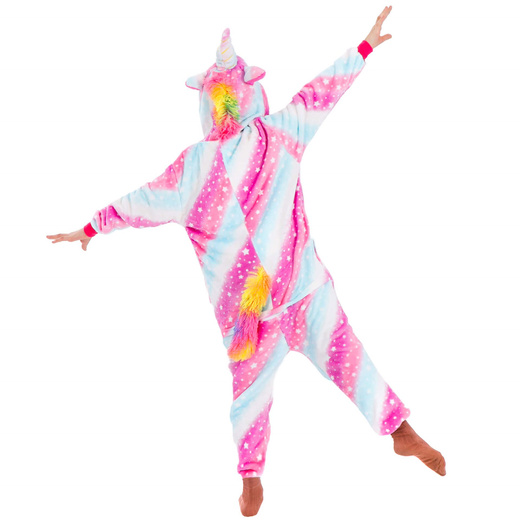 Piżama kigurumi jednorożec kombinezon jednoczęściowy dziecięcy rozmiar 120-130 cm