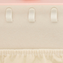 Szkatułka na biżuterię ekoskóra 16x11x5 cm różowy organizer z przegródkami