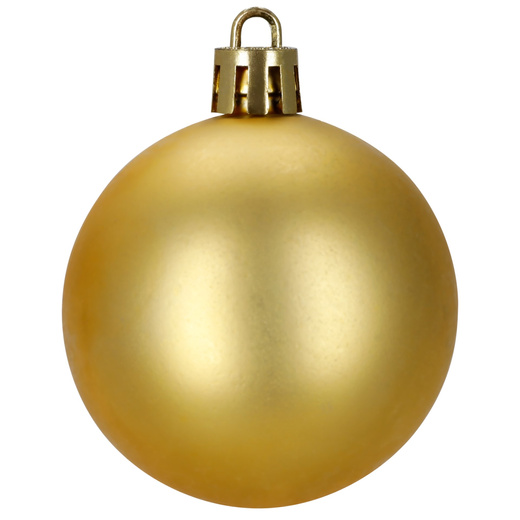 Bombki choinkowe 100 szt. zestaw dekoracji świątecznych nietłukące, złote