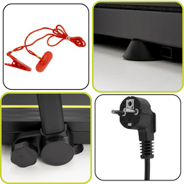 Bieżania elektryczna, domowa 12 km/h z pilotem i aplikacją na telefon treningowa, składana