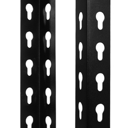 Regał stalowy z 4 półkami 183x150x54 cm 1600 kg do garażu, piwnicy