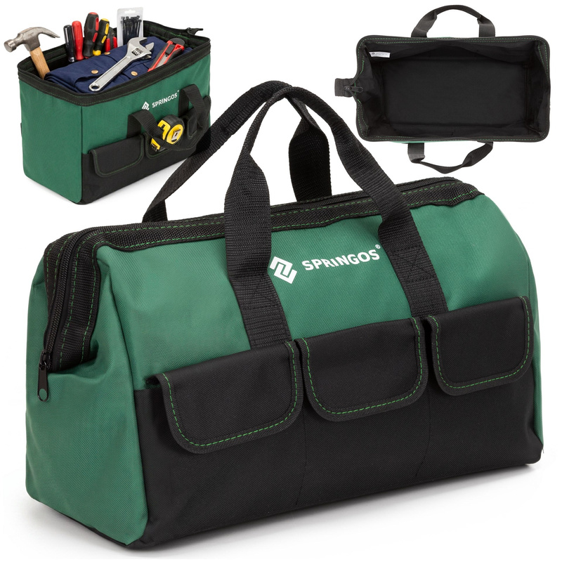 Torba na narzędzia 40x18x34 cm monterska samochodowy organizer z kieszeniami wielofunkcyjny