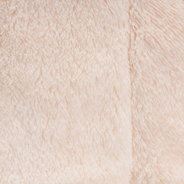 Szlafrok damski z polaru rozm. L/XL z kapturem i paskiem beżowy, miś 