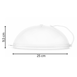 Pokrywka do mikrofali 25 cm przykrywka do kuchenki mikrofalowej do podgrzewania klosz