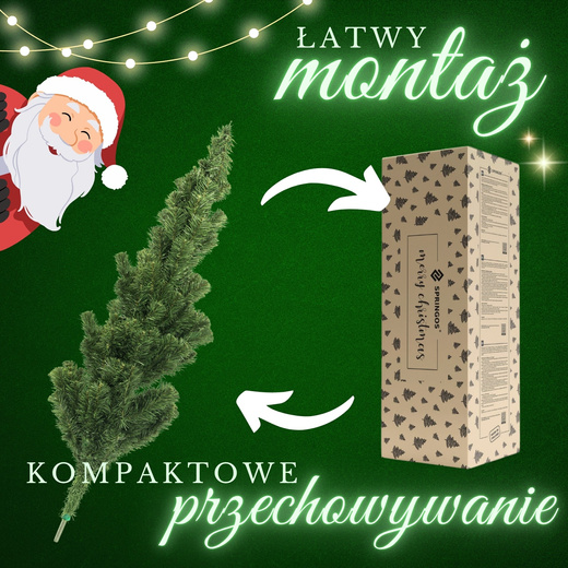 Choinka sztuczna premium 125 cm jodła zielona