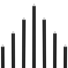 Świecznik adwentowy Led 9 świec czarny