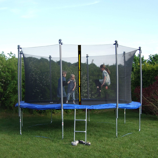 Osłona na sprężyny z siatką do trampoliny wewnętrzną 12FT 360/366/369 cm niebieska