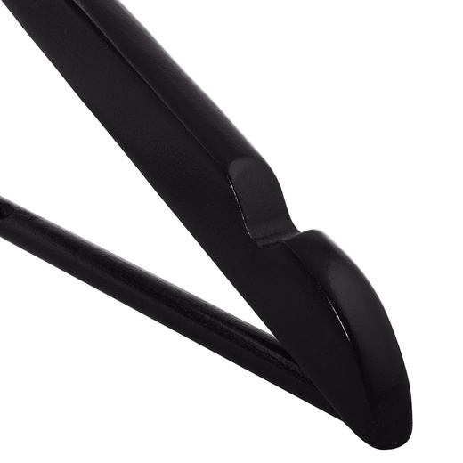 Wieszaki na ubrania drewniane zestaw 9 szt. czarne