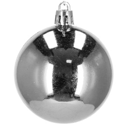 Bombki choinkowe na choinkę 5 cm zestaw 20 szt. srebrne