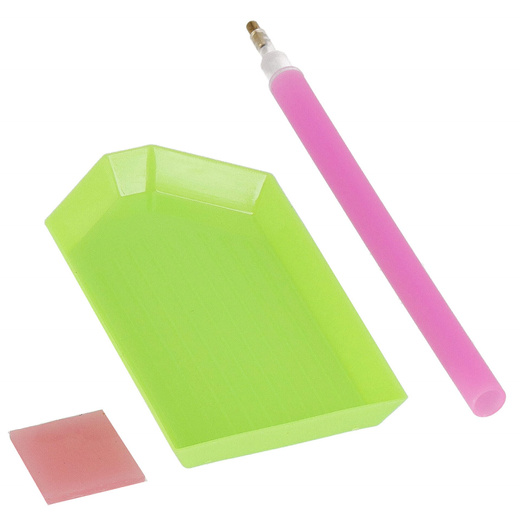 Haft diamentowy krajobraz smok diamentowa 40x30 cm