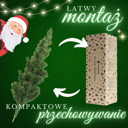 Choinka sztuczna premium 120 cm jodła zielona