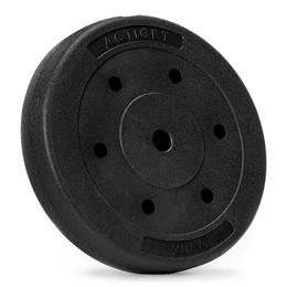 Obciążenie bitumiczne 20 kg talerz kompozytowy 29 mm krążek do sztangi hantli