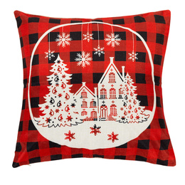 Poszewki świąteczne 40x40cm 4 szt. na poduszkę zestaw na jaśki, dekoracyjne 