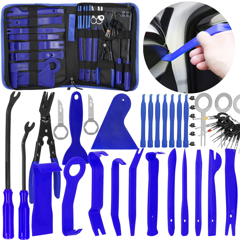 Klucze narzędzia do demontażu tapicerki samochodowej ściągacze zestaw 46 szt.